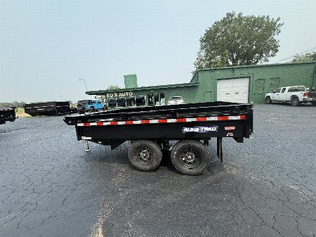 New 2025 Sure-Trac 6x10 DECKOVER 7K Dump Trailer