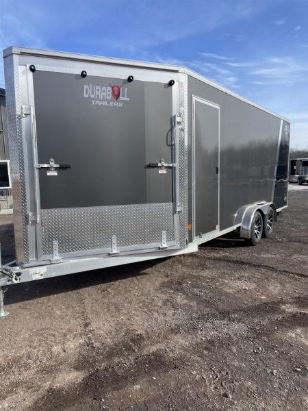 New 2023 Durabull Trailers 7.5'x18'Tandem Inline w/ GALVANIZED AXLES & MAGS