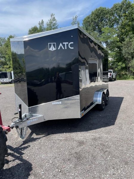 New 2025 ATC 7.5 x 14 + 2 Wedge 7K 7' Interior Cargo / Enclosed Trailer