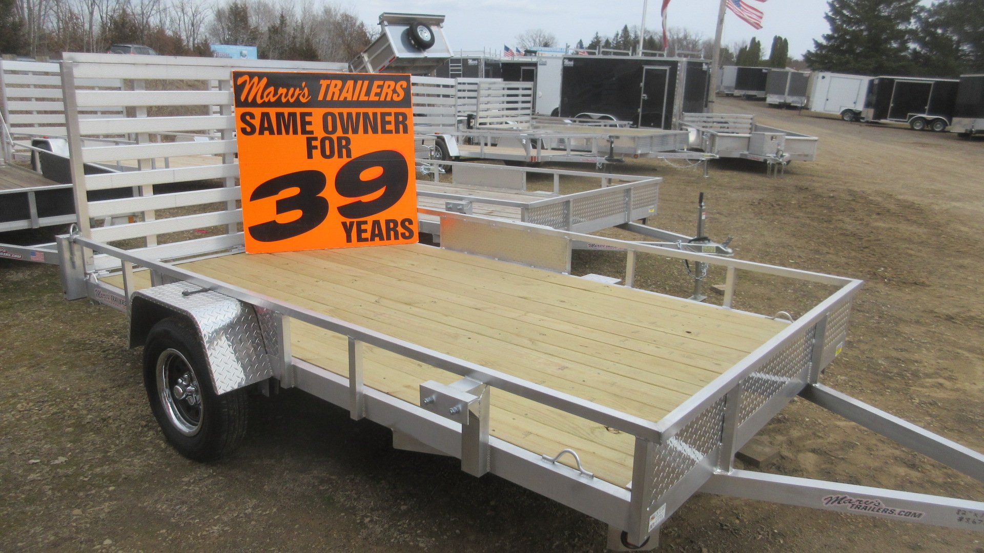 New 2026 Quality Steel and Aluminum Simplicity Utility Trailer
