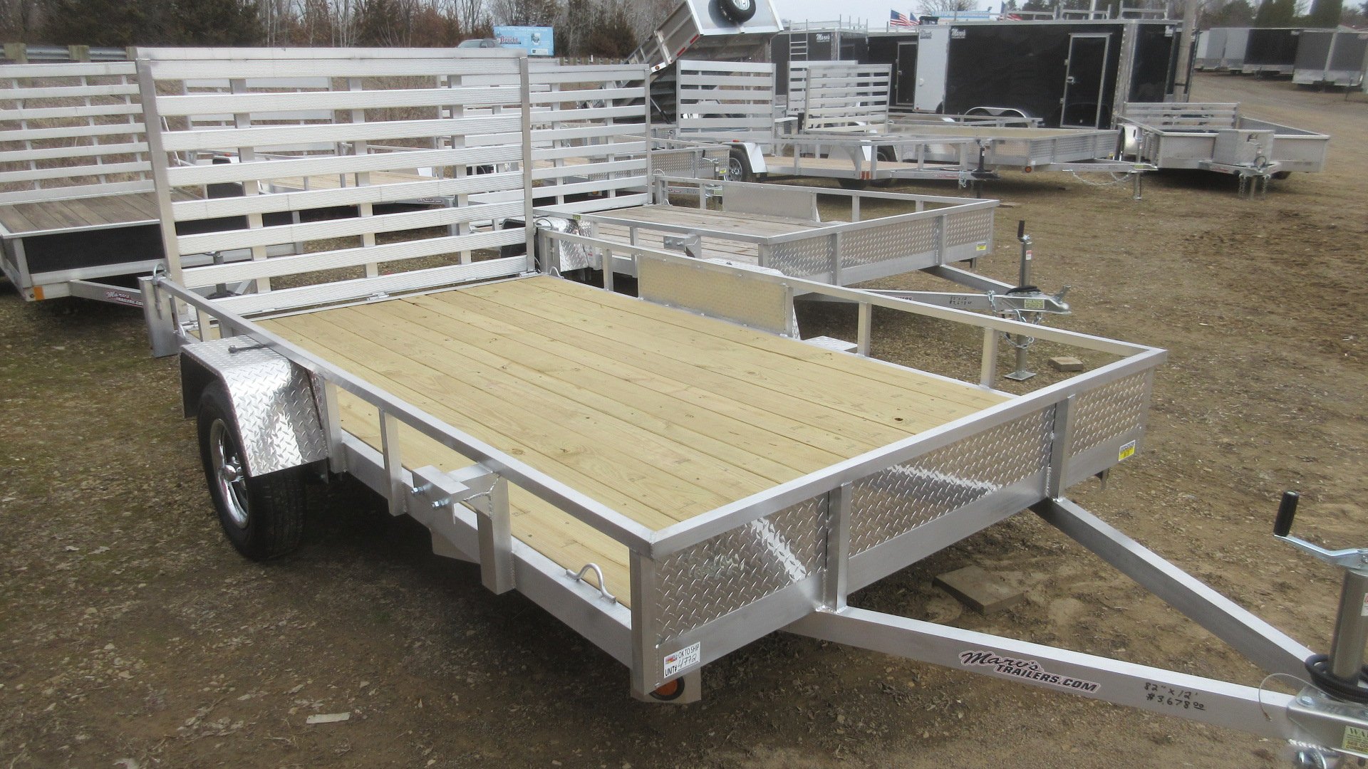 New 2026 Quality Steel and Aluminum Simplicity Utility Trailer
