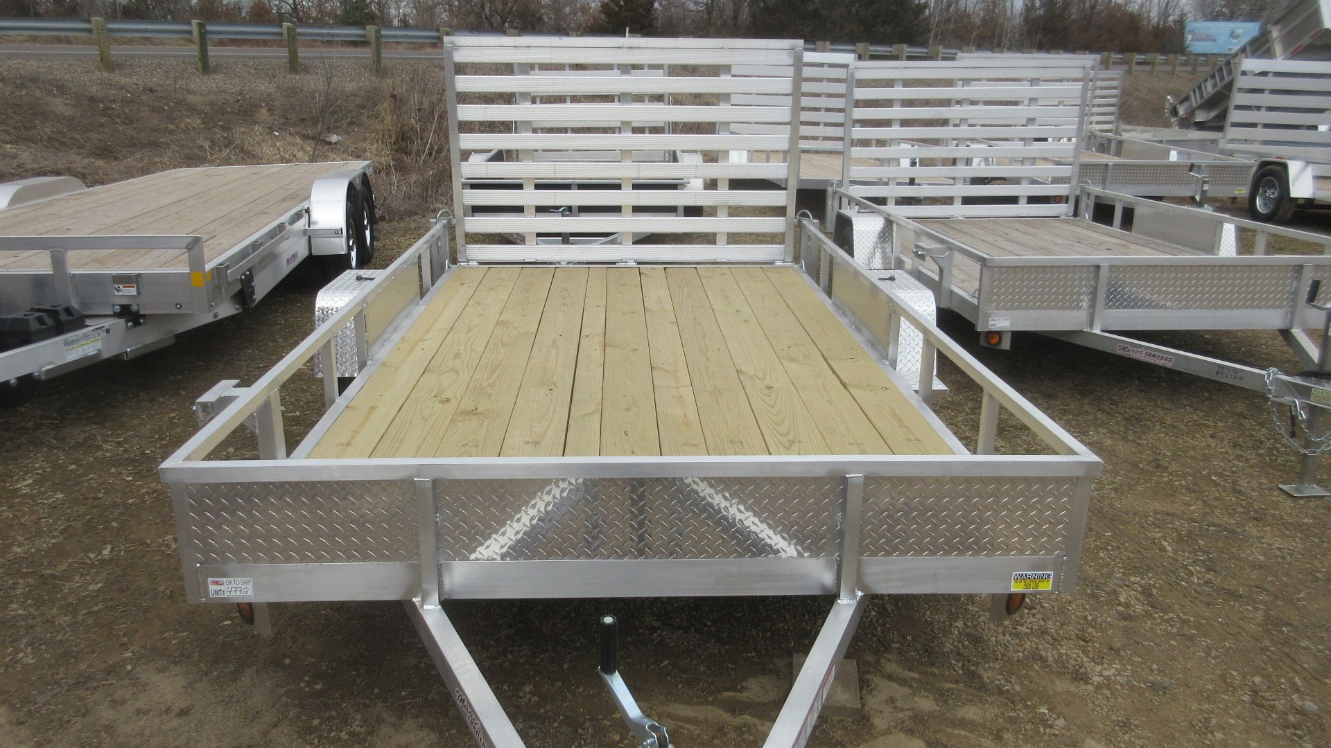 New 2026 Quality Steel and Aluminum Simplicity Utility Trailer