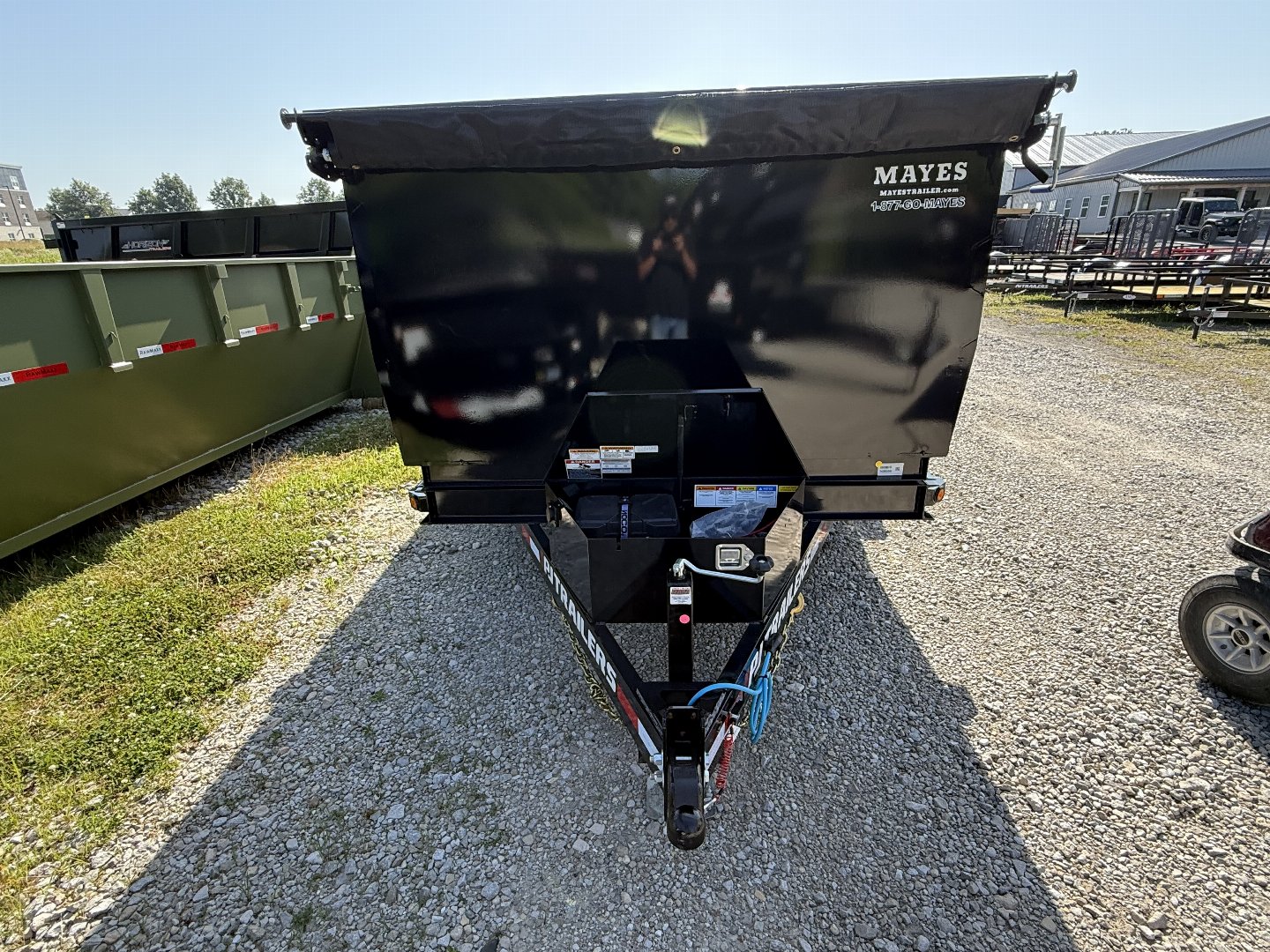 New 2026 PJ Trailers D7142 Dump Trailer 83x14 TA HIGH SIDES (GVW:14000) BLACK