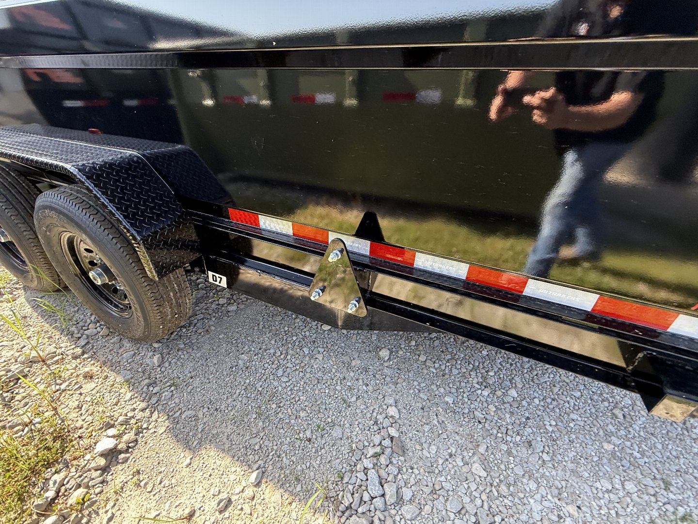 New 2026 PJ Trailers D7142 Dump Trailer 83x14 TA HIGH SIDES (GVW:14000) BLACK