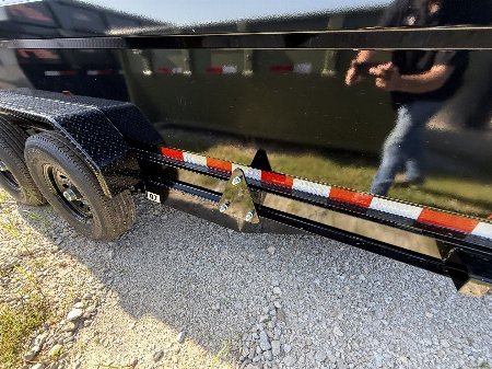 New 2026 PJ Trailers D7142 Dump Trailer 83x14 TA HIGH SIDES (GVW:14000) BLACK