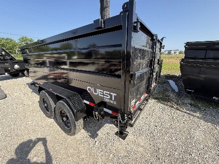 New 2026 PJ Trailers D7142 Dump Trailer 83x14 TA HIGH SIDES (GVW:14000) BLACK