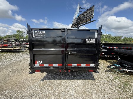 New 2026 PJ Trailers D7142 Dump Trailer 83x14 TA HIGH SIDES (GVW:14000) BLACK