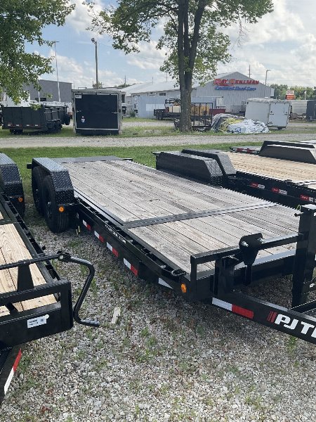 New 2026 PJ Trailer Tilt Trailer T6202 83X20 TA Partial Tilt (GVW:14000) BLACK