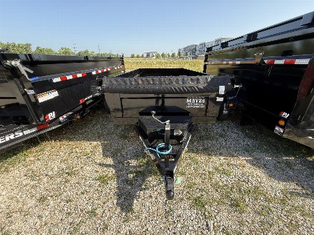 New 2026 PJ Trailer D3122 Dump Trailer 72X12 TA 24  SIDES (GVW:9990) BLACK