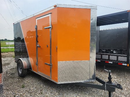 New 2025 Maxwell Split Color 6x12 Cargo / Enclosed Trailer