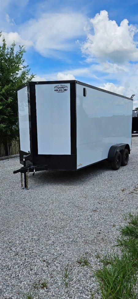 New 2025 FGT FGT7X16TA2 Cargo / Enclosed Trailer - BLACKOUT PACKAGE - SCREWLESS EXTERIOR - FLARE