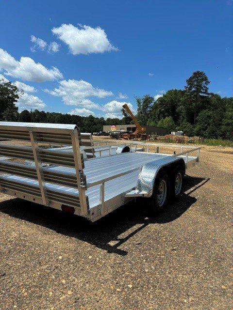 New 2025 80''x16' Aluminum tandem axle Utility Trailer