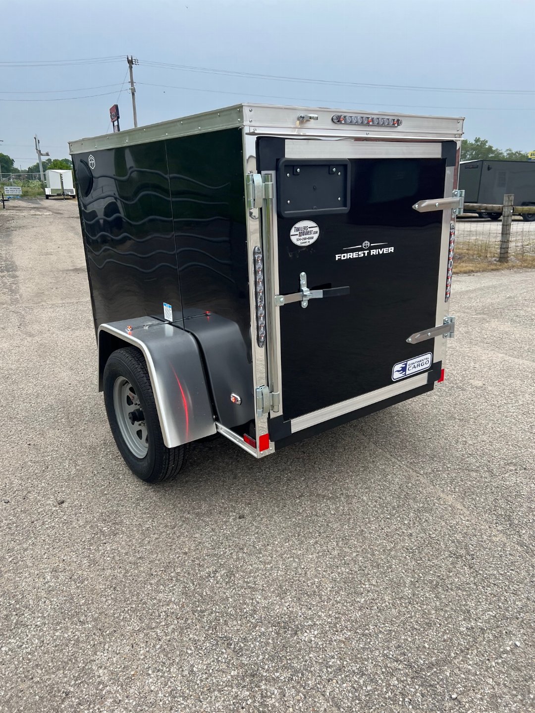New 2025 Continental Cargo VHW-Series 4X6 Cargo Trailer #107262
