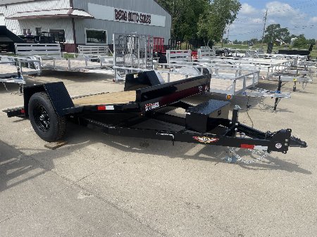 New 2025 H&H TRAILERS 78x12 10K Equipment Trailer