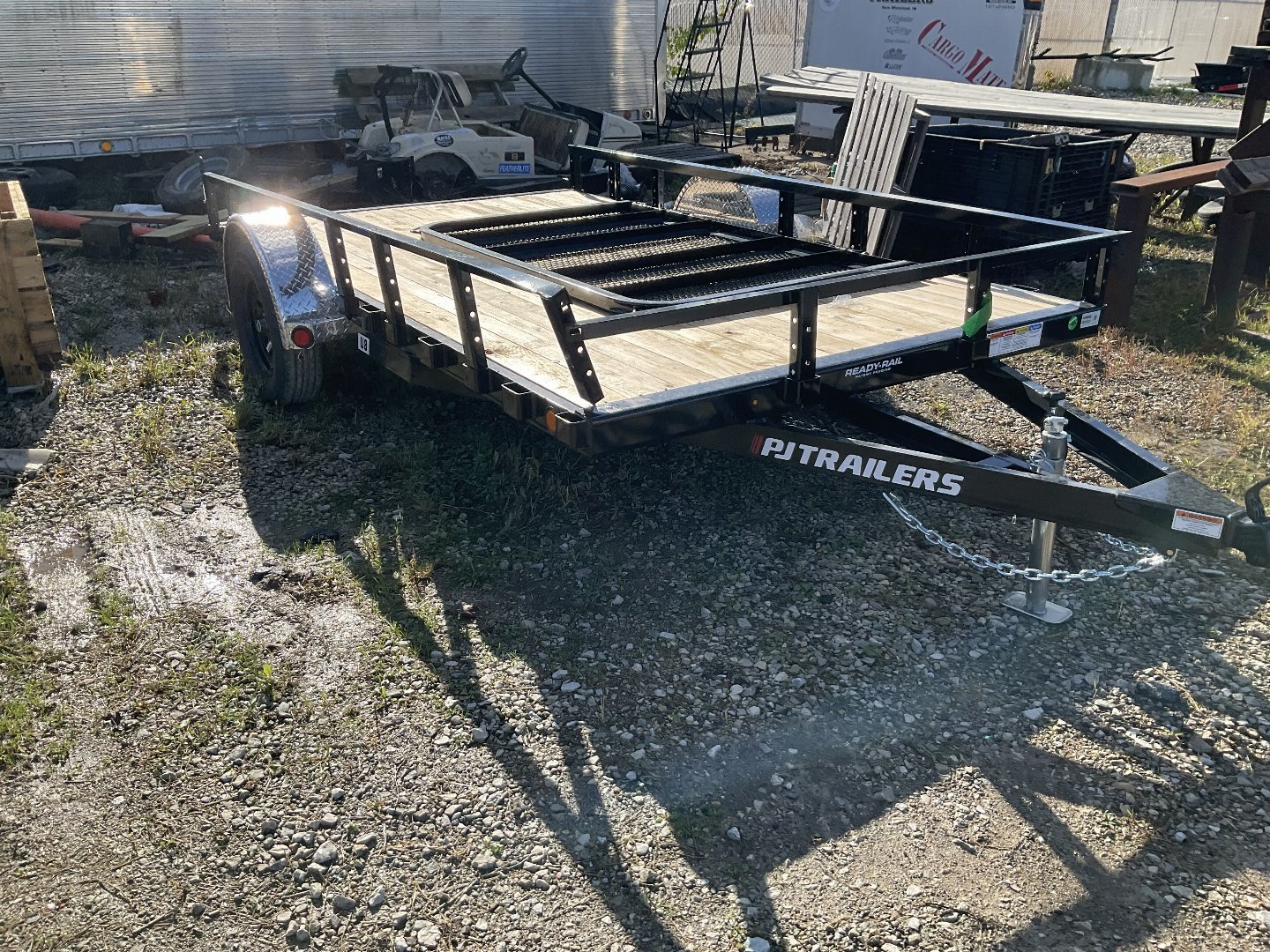New 2025 PJ TRAILERS U8121 Utility Trailer 83X12 SA STRAIGHT DECK (GVW:2995)
