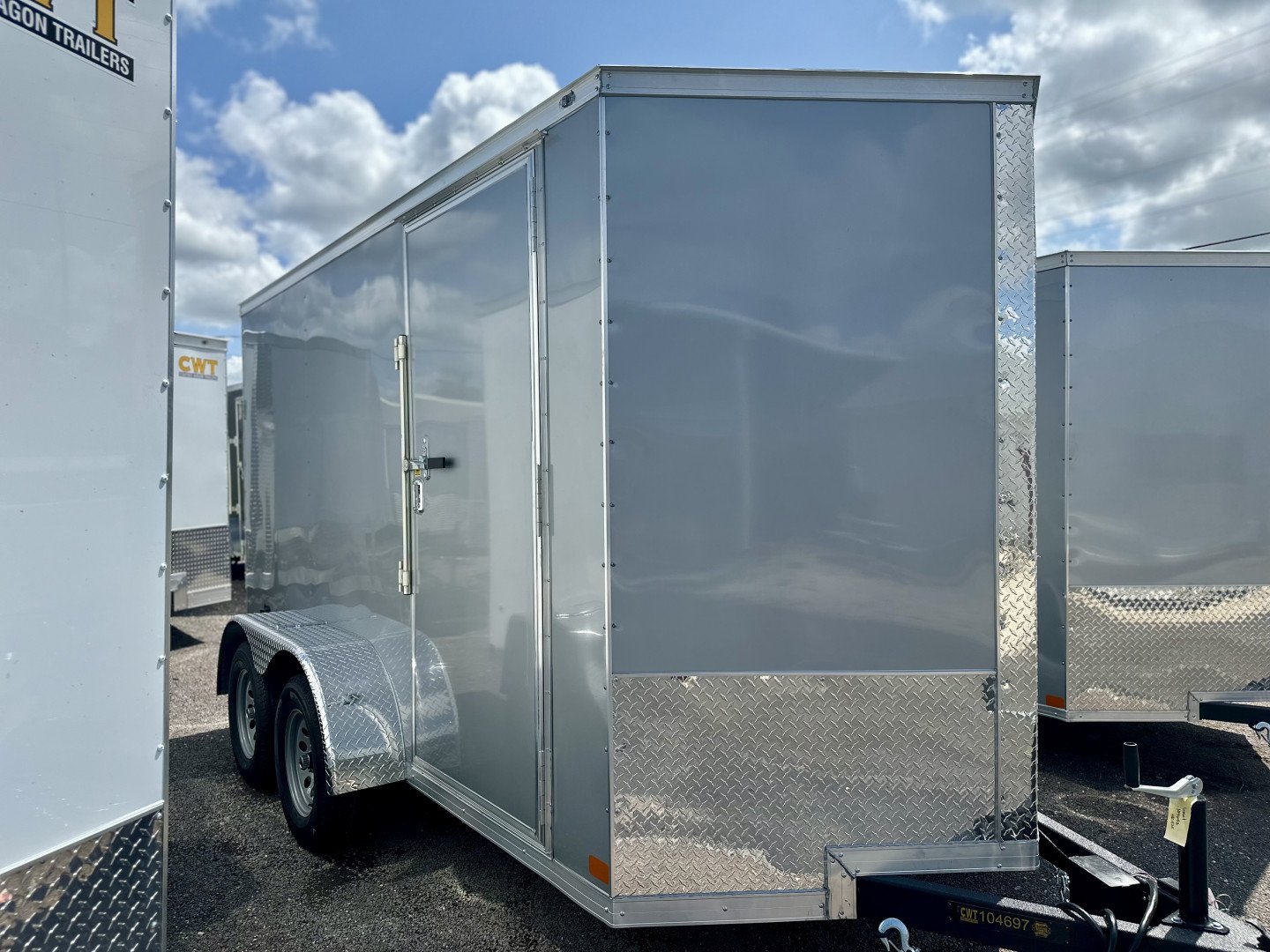 New 2025 Covered Wagon Trailers 6X12 TA Cargo / Enclosed Trailer