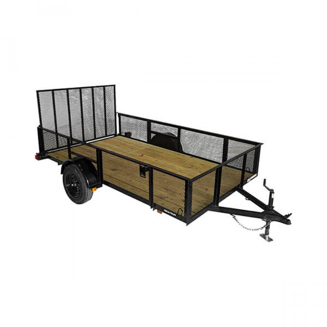New 2025 - 6.4X12 SA WITH 2FT MESH SIDES Utility Trailer