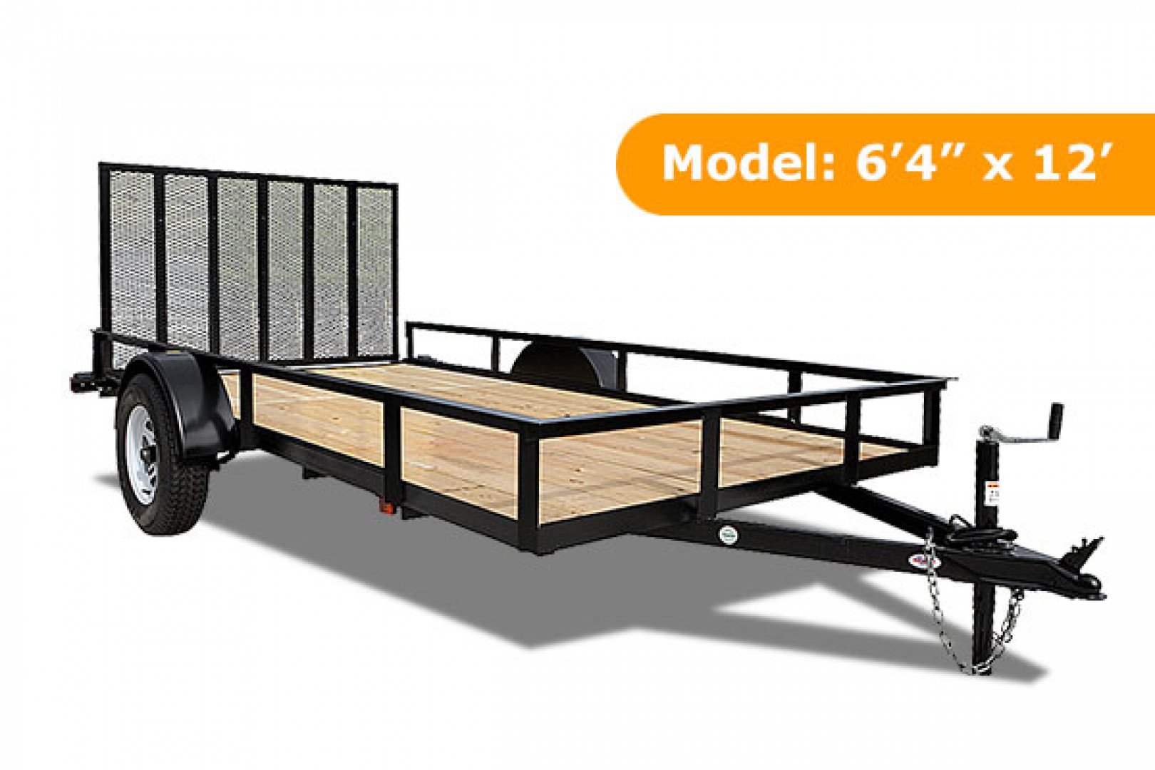 New 2025 Triple Crown Trailers 6.4X12 SA Utility Trailer