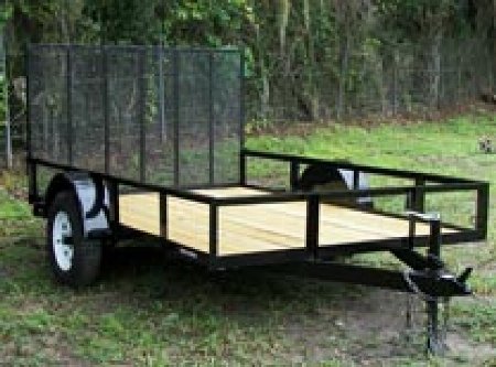 New 2025 Triple Crown Trailers 6.4X12 SA Utility Trailer