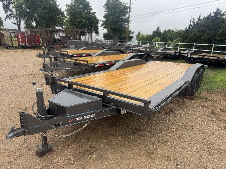 New 2025 4BOSS TRAILERS 102x22 Electric Tilt Flatbed Trailer