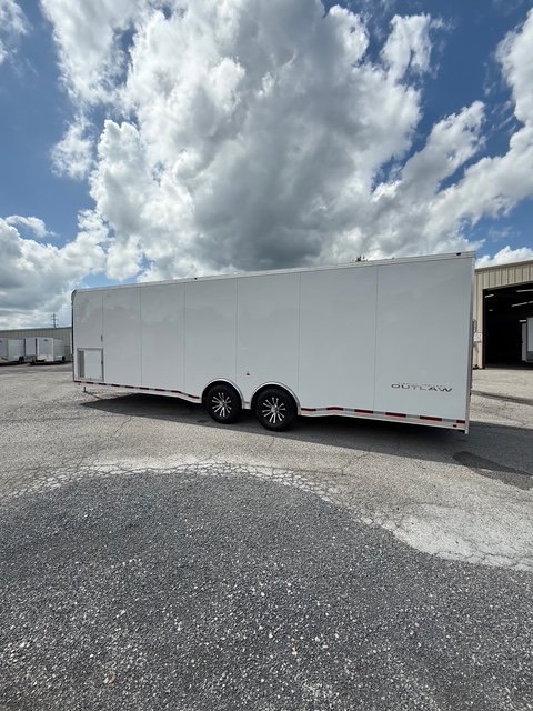 New 2025 VINTAGE OUTLAW 8 X 28 RACE TRAILER
