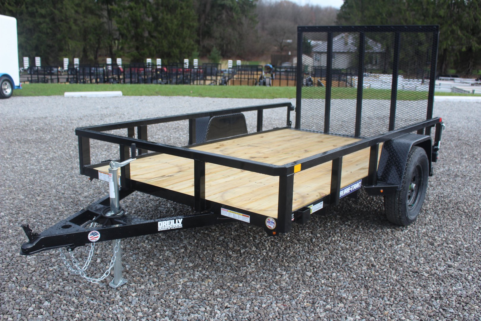 New 2025 Sure-Trac 6' x 10' Single Axle Tube Top Utility Trailer - 2990# GVW