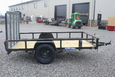 New 2025 Sure-Trac 6' x 10' Single Axle Tube Top Utility Trailer - 2990# GVW