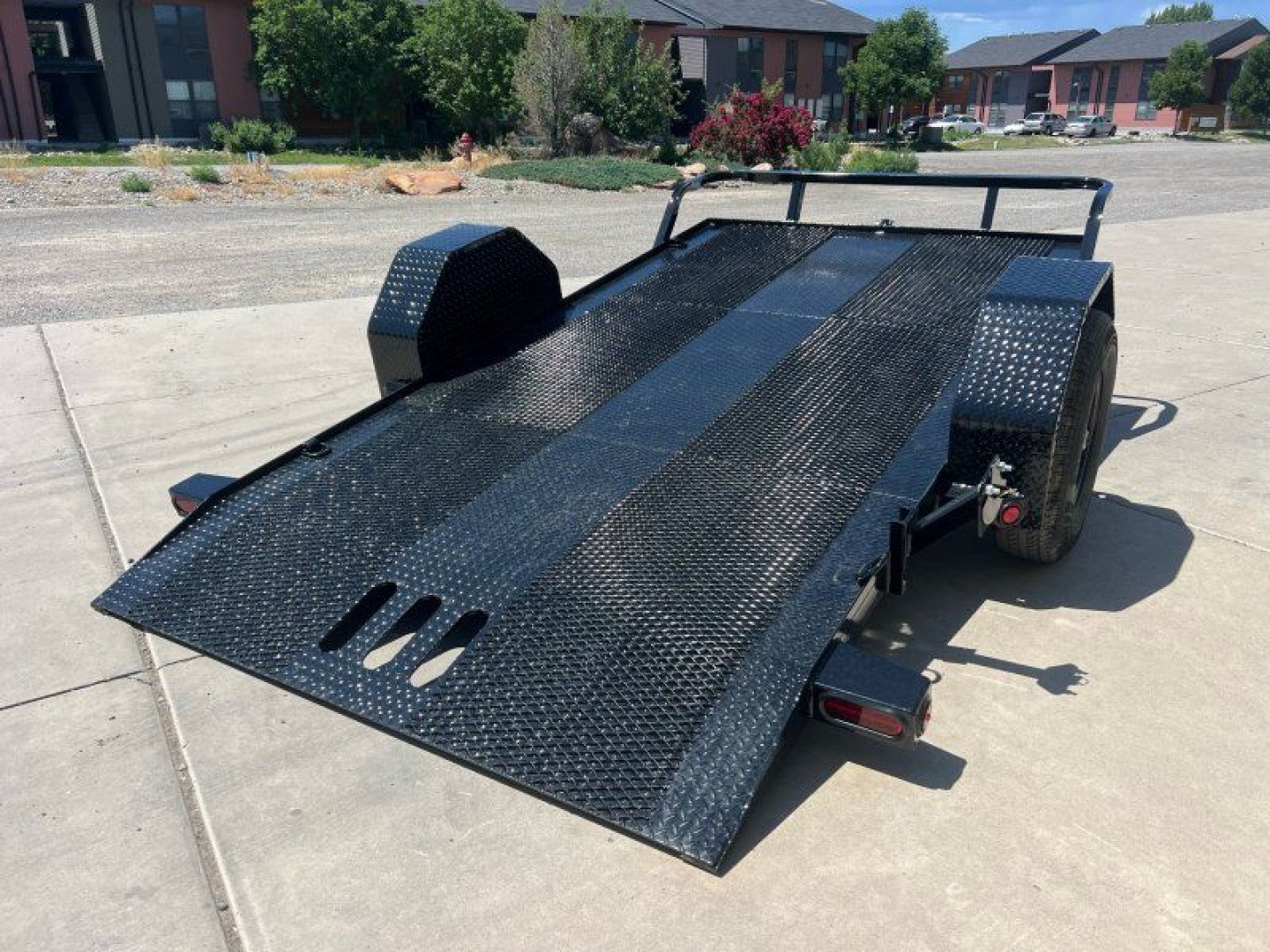 New 2025 Load Trail 77''x12' Scissor Hau Utility Trailer