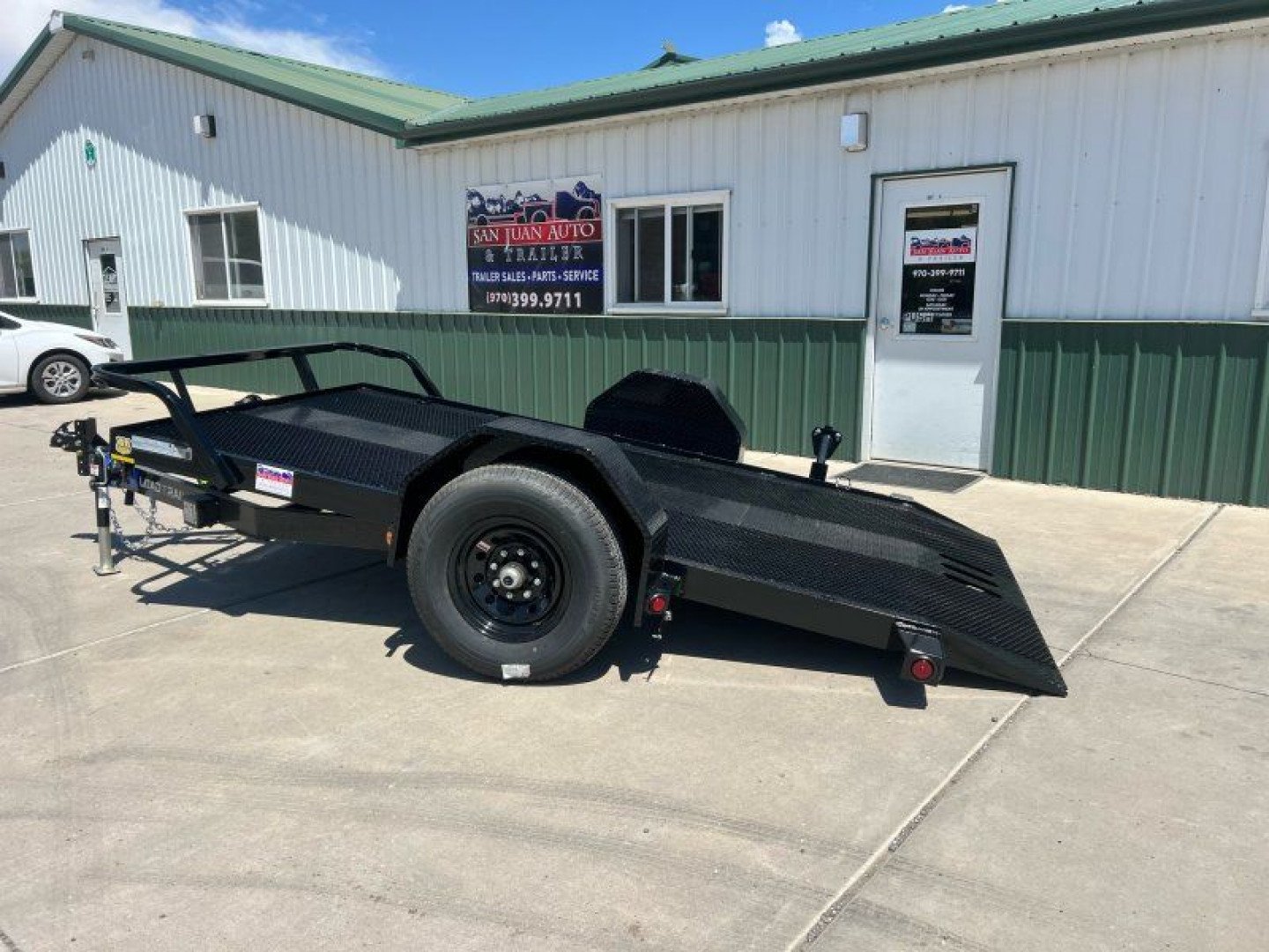 New 2025 Load Trail 77''x12' Scissor Hau Utility Trailer