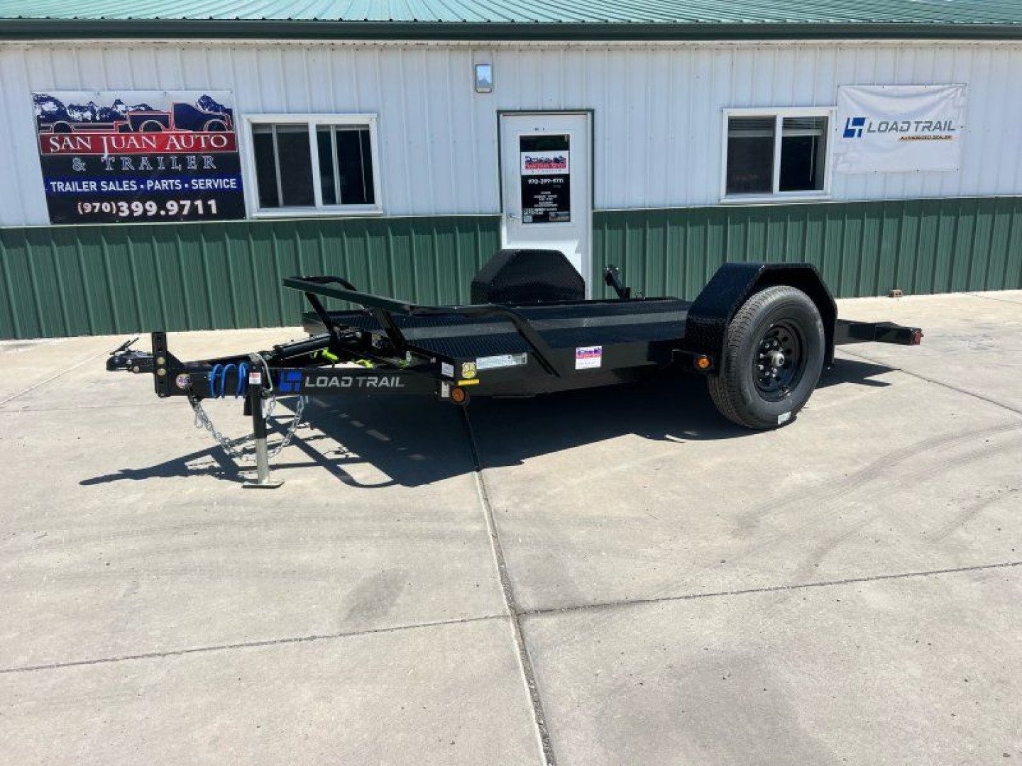 New 2025 Load Trail 77''x12' Scissor Hau Utility Trailer