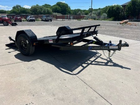 New 2025 Load Trail 77''x12' Scissor Hau Utility Trailer