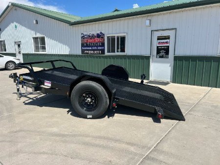 New 2025 Load Trail 77''x12' Scissor Hau Utility Trailer