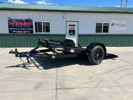 New 2025 Load Trail 77''x12' Scissor Hau Utility Trailer