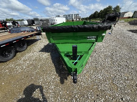 New 2026 PJ Trailer DL142 Dump Trailer 83X14 TA 24  SIDES (GVW:14000) GREEN