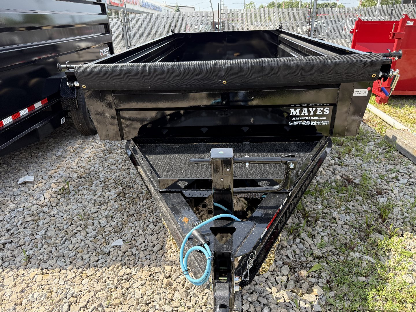 New 2026 PJ Trailer DL142 Dump Trailer 83X14 TA 24" SIDES (GVW:14000)  BLACK