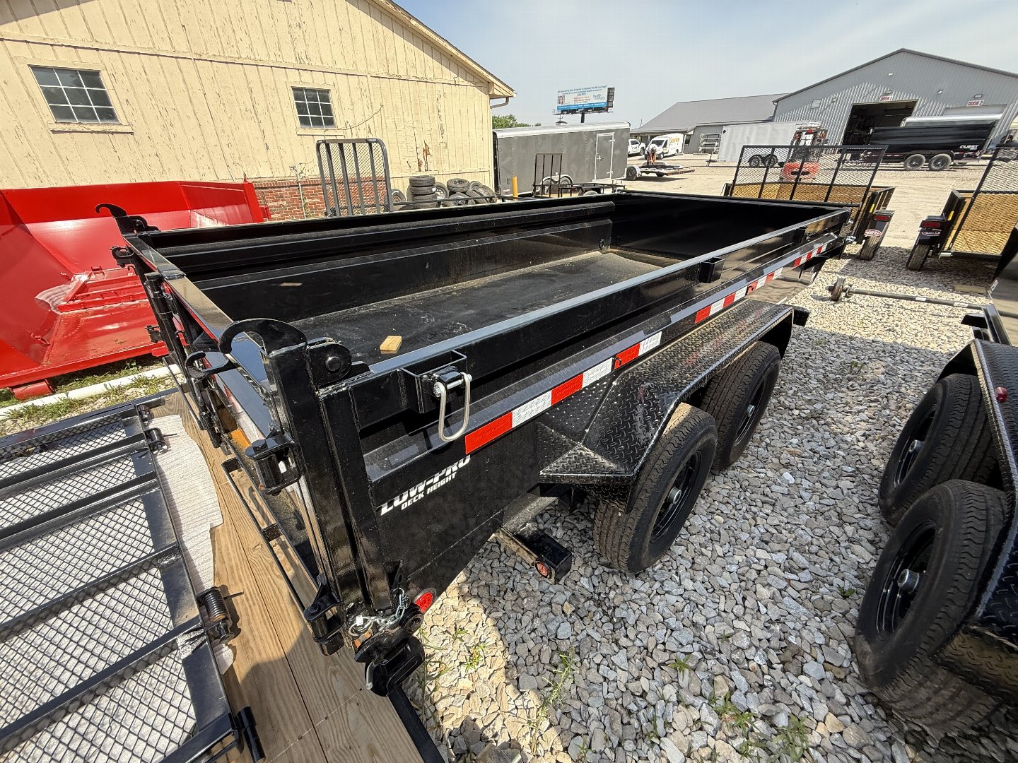 New 2026 PJ Trailer DL142 Dump Trailer 83X14 TA 24" SIDES (GVW:14000)  BLACK