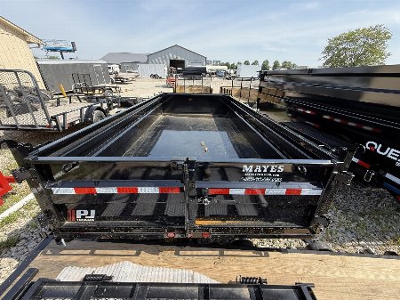 New 2026 PJ Trailer DL142 Dump Trailer 83X14 TA 24" SIDES (GVW:14000)  BLACK