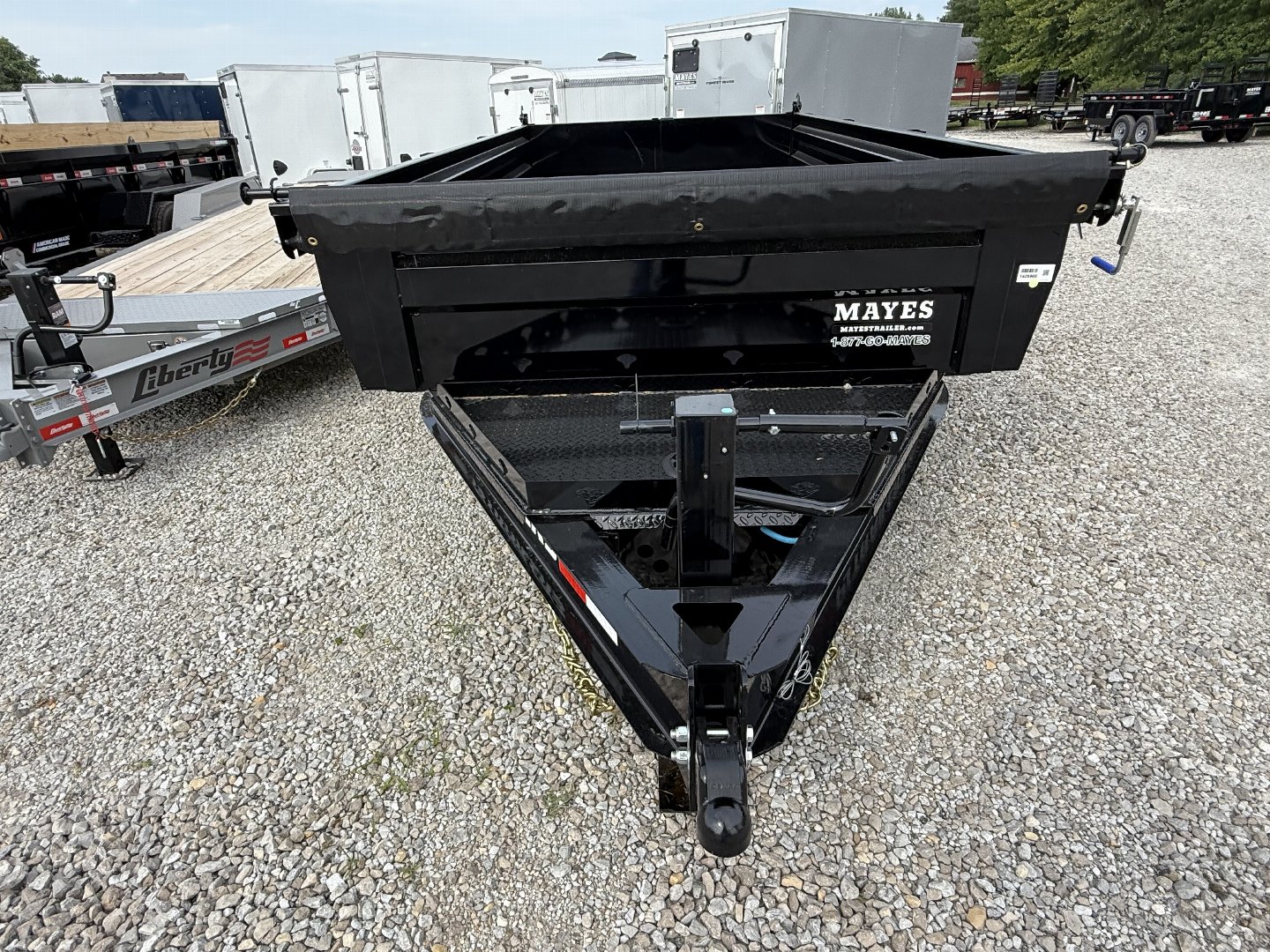 New 2026 PJ Trailer DL142 Dump Trailer 83X14 TA 24" SIDES (GVW:14000)  BLACK