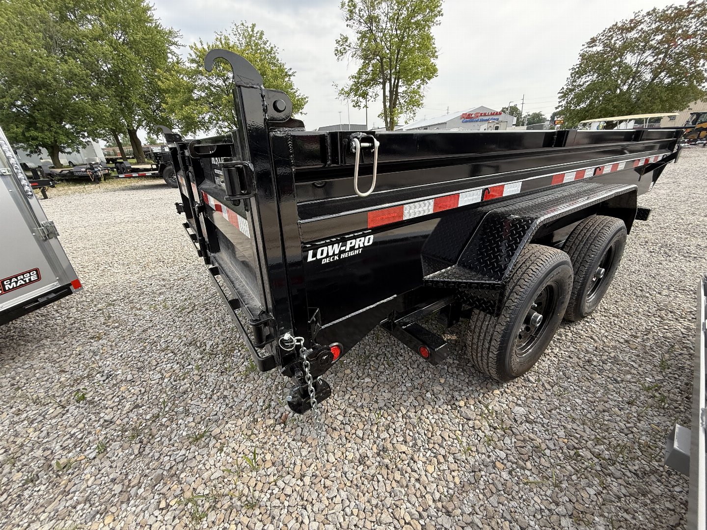 New 2026 PJ Trailer DL142 Dump Trailer 83X14 TA 24" SIDES (GVW:14000)  BLACK