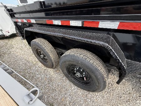 New 2026 PJ Trailer DL142 Dump Trailer 83X14 TA 24" SIDES (GVW:14000)  BLACK