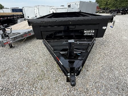 New 2026 PJ Trailer DL142 Dump Trailer 83X14 TA 24  SIDES (GVW:14000)  BLACK