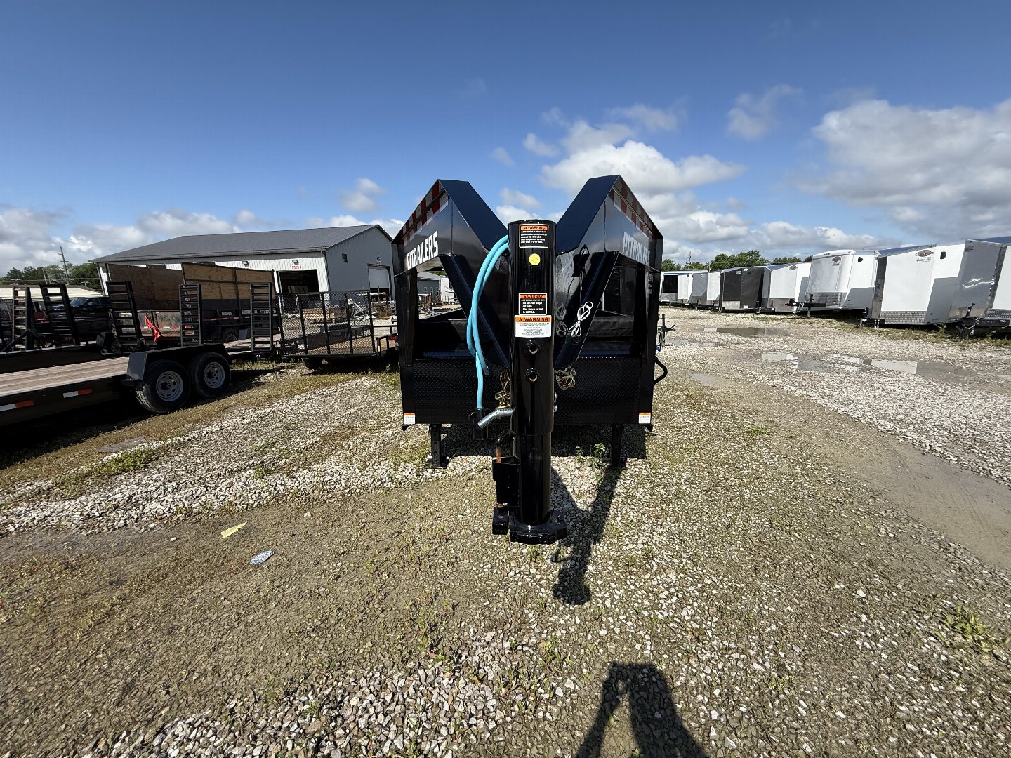 New 2026 PJ Trailer DL142 Dump Trailer 83X14 TA GOOSENECK 24" SIDES (GVW:15680)  BLACK