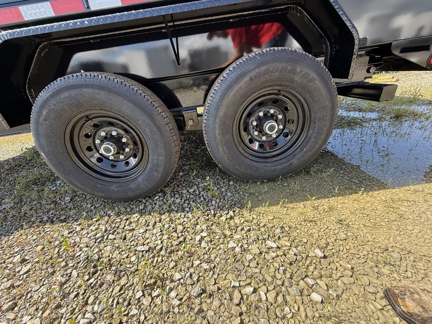 New 2026 PJ Trailer DL142 Dump Trailer 83X14 TA GOOSENECK 24" SIDES (GVW:15680)  BLACK
