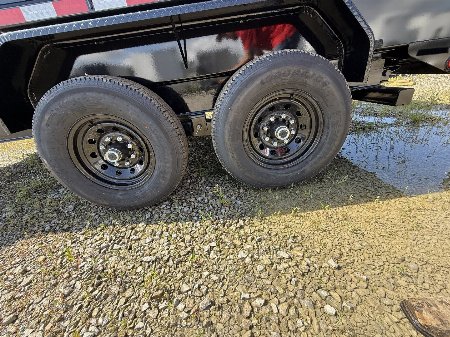 New 2026 PJ Trailer DL142 Dump Trailer 83X14 TA GOOSENECK 24" SIDES (GVW:15680)  BLACK