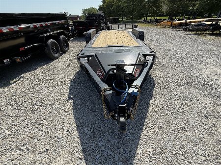 New 2025 Rawmaxx G7X20BP14K Tilt Trailer 83X20 TA Gravity Partial Tilt (GVW:14000) JET BLACK