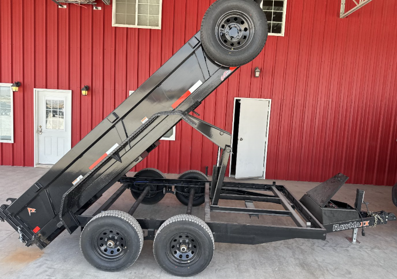 New 2025 RawMaxx 77X12 10K MDX DUMP Dump Trailer