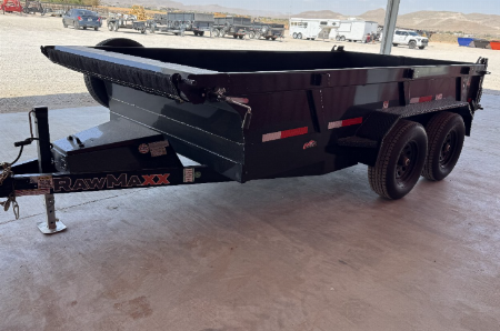 New 2025 RawMaxx 77X12 10K MDX DUMP Dump Trailer