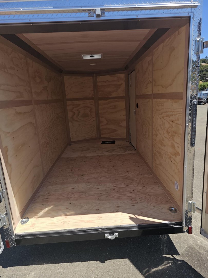 New 2026 CONTINENTAL CARGO VHW612SA Cargo / Enclosed Trailer 6X12 WHITE