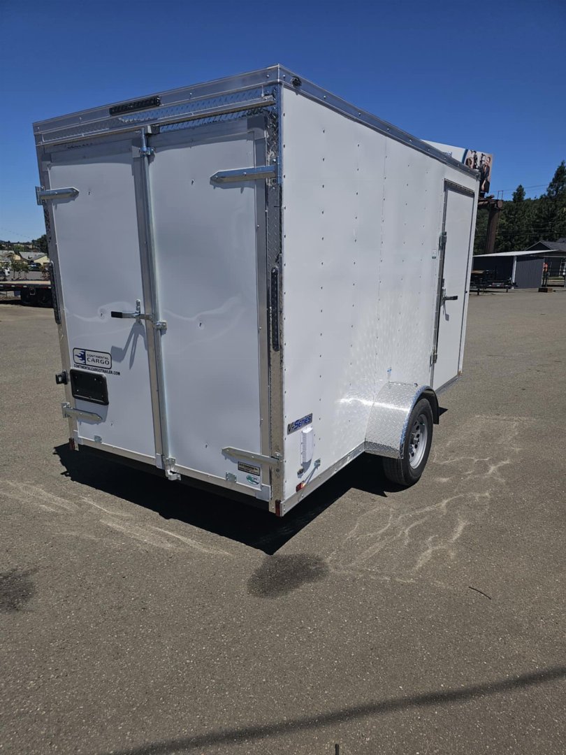 New 2026 CONTINENTAL CARGO VHW612SA Cargo / Enclosed Trailer 6X12 WHITE