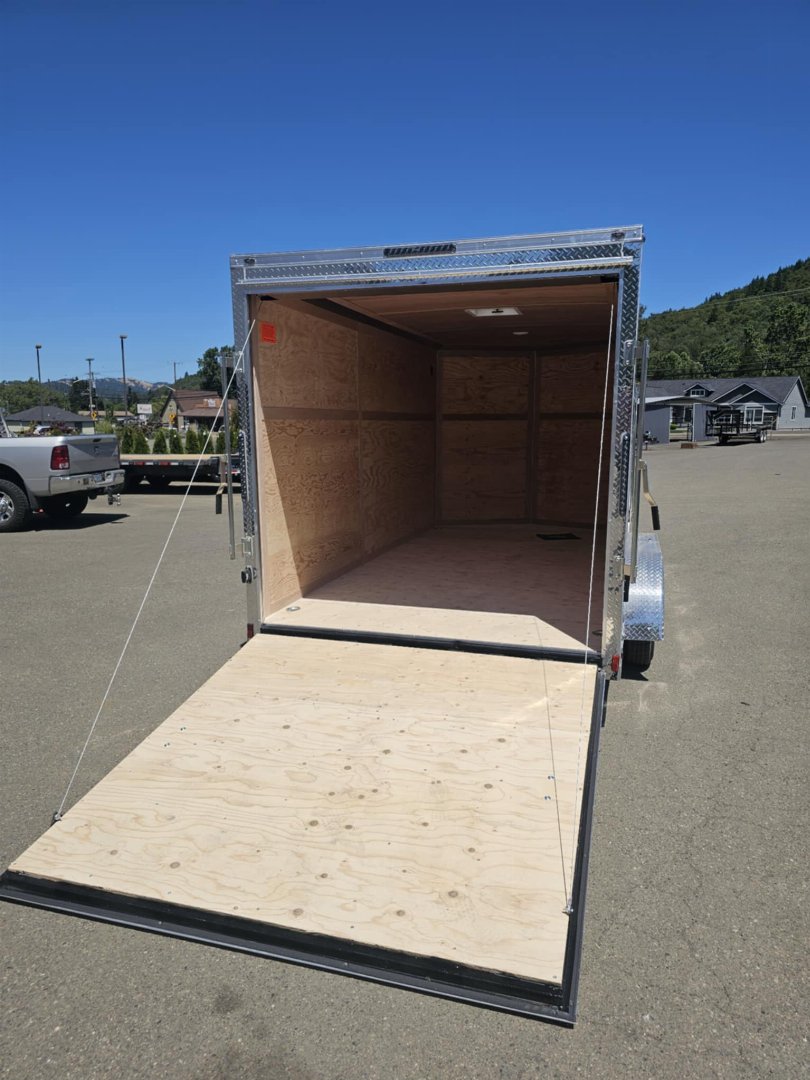 New 2026 CONTINENTAL CARGO VHW714TA2 7x14 Cargo / Enclosed Trailer CHARCOAL RAMP
